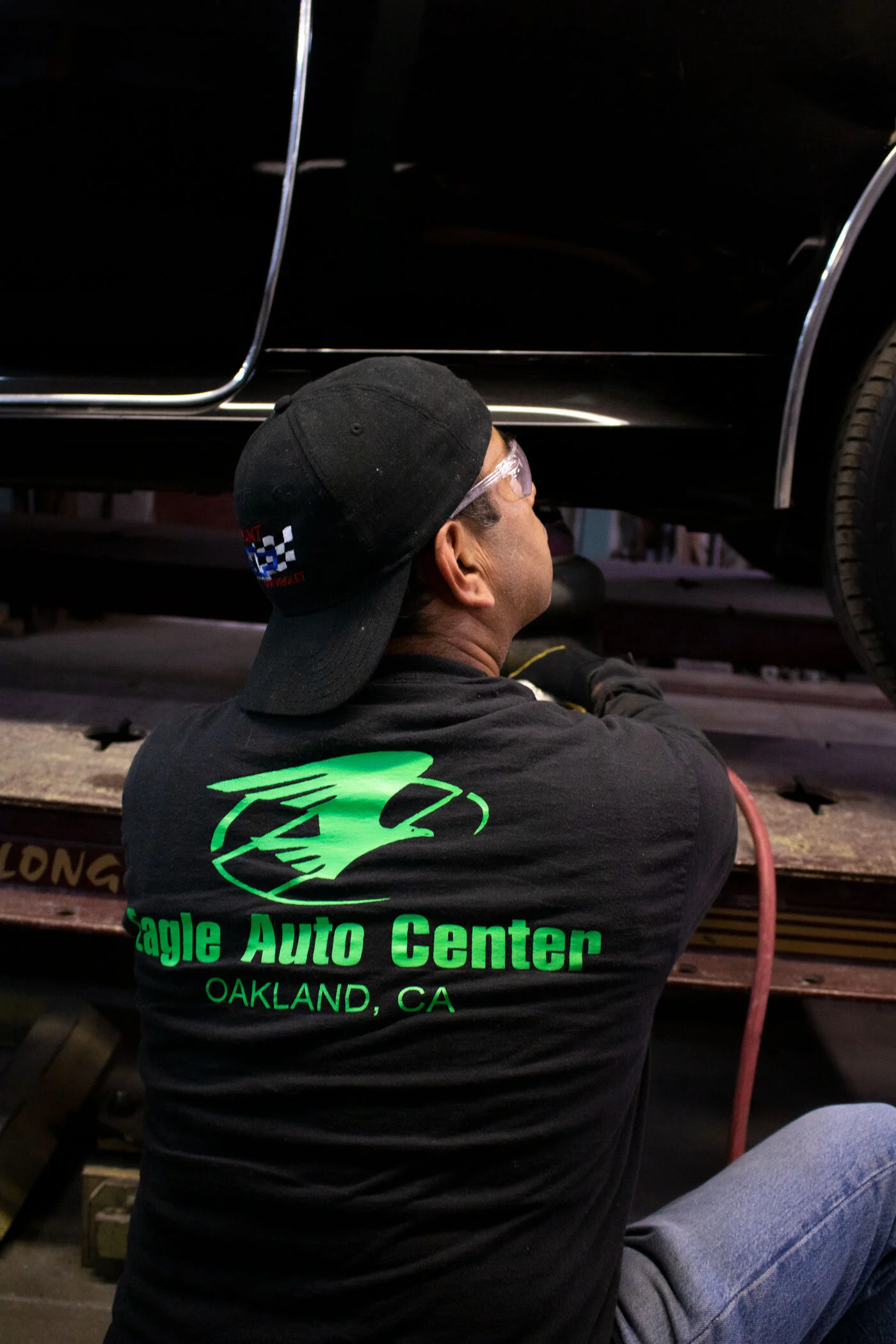 Eagle and Sun technician at work